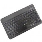 Ultra-Slim Bluetooth Keyboard Portable Mini Wireless Keyboard Rechargeable for Apple iPad iPhone Samsung Tablet Phone Smartphone iPadOS iOS Android (10 inch Black)