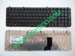 HP Pavilion DV9000 black ar layout keyboard